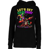 Dabbing Crawfish Costume Mardi Gras Womens Funnel Neck Pullover Hood