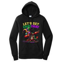 Dabbing Crawfish Costume Mardi Gras Women's Pullover Hoodie