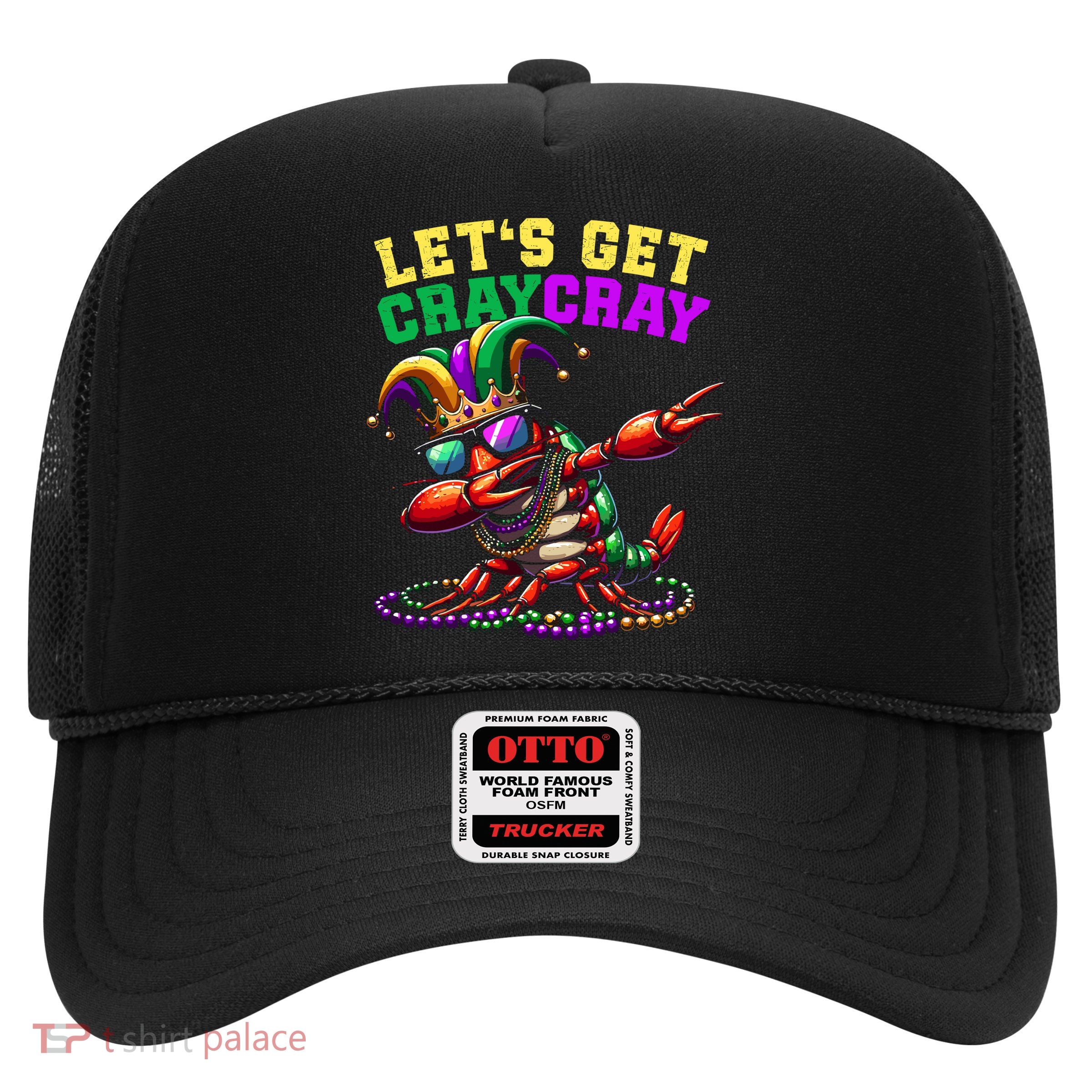 Dabbing Crawfish Costume Mardi Gras Trucker Hat