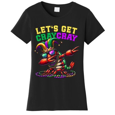 Dabbing Crawfish Costume Mardi Gras Women's T-Shirt