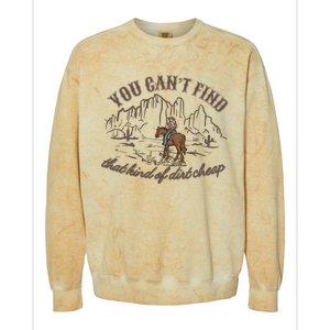 Dirt Cheap Country Music Colorblast Crewneck Sweatshirt