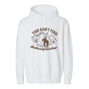 Dirt Cheap Country Music Garment-Dyed Fleece Hoodie