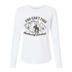 Dirt Cheap Country Music Womens Cotton Relaxed Long Sleeve T-Shirt