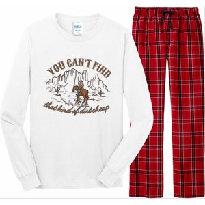 Dirt Cheap Country Music Long Sleeve Pajama Set