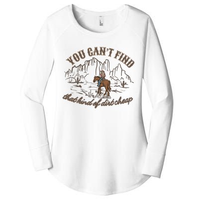 Dirt Cheap Country Music Women's Perfect Tri Tunic Long Sleeve Shirt