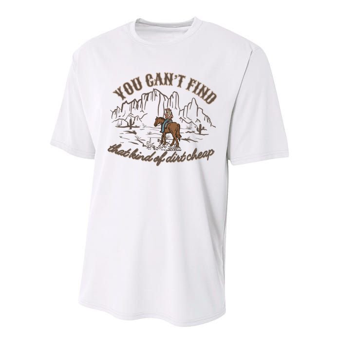 Dirt Cheap Country Music Performance Sprint T-Shirt