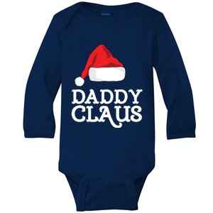 Daddy Claus Christmas Hat Family Matching Group Pajama Pj Meaningful Gift Baby Long Sleeve Bodysuit