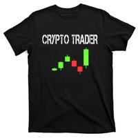 Daytrading Crypto Currency Candlestick For Traders T-Shirt