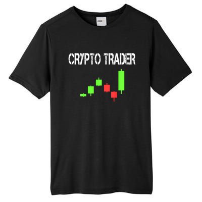 Daytrading Crypto Currency Candlestick For Traders Tall Fusion ChromaSoft Performance T-Shirt