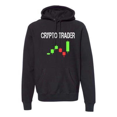 Daytrading Crypto Currency Candlestick For Traders Premium Hoodie