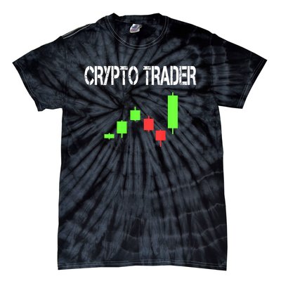 Daytrading Crypto Currency Candlestick For Traders Tie-Dye T-Shirt