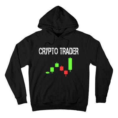 Daytrading Crypto Currency Candlestick For Traders Tall Hoodie