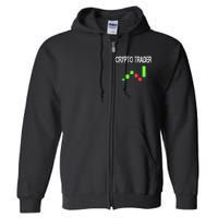 Daytrading Crypto Currency Candlestick For Traders Full Zip Hoodie