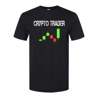 Daytrading Crypto Currency Candlestick For Traders Softstyle CVC T-Shirt