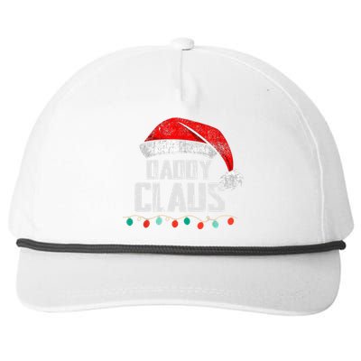 Daddy Claus Christmas Pajama Family Matching Xmas Light Cool Gift Snapback Five-Panel Rope Hat