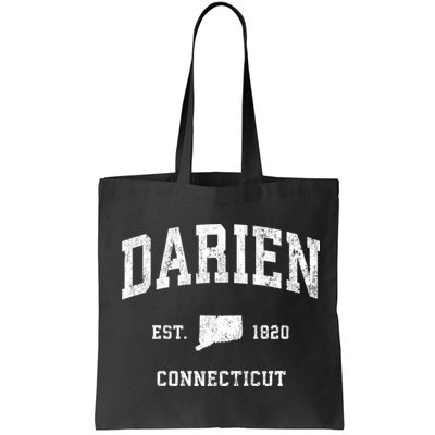 Darien Connecticut Ct Vintage Athletic Sports Bag