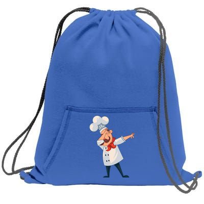 Dabbing Chef Comic Artwork For A Chef Gift Sweatshirt Cinch Pack Bag