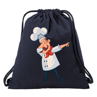 Dabbing Chef Comic Artwork For A Chef Gift Drawstring Bag