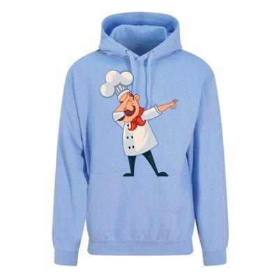 Dabbing Chef Comic Artwork For A Chef Gift Unisex Surf Hoodie