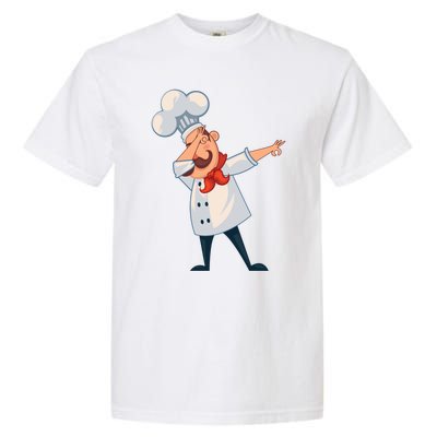 Dabbing Chef Comic Artwork For A Chef Gift Garment-Dyed Heavyweight T-Shirt