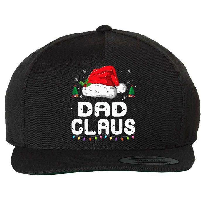 Dad Claus Christmas Pajama Family Matching Xmas Wool Snapback Cap