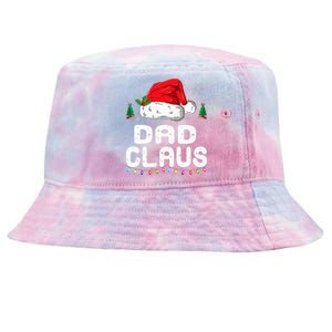 Dad Claus Christmas Pajama Family Matching Xmas Tie-Dyed Bucket Hat