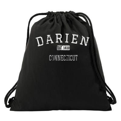 Darien Connecticut Ct Vintage Drawstring Bag