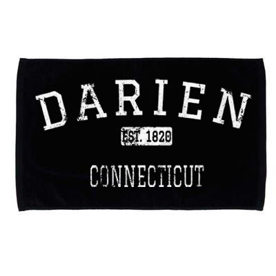 Darien Connecticut Ct Vintage Microfiber Hand Towel