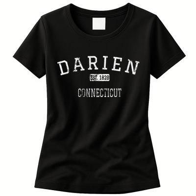 Darien Connecticut Ct Vintage Womens T-Shirt
