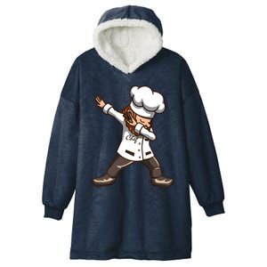 Dabbing Chef Cooking Lover Gift Idea Funny Culinary Cook Gift Hooded Wearable Blanket