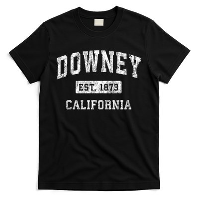 Downey California Ca Vintage Established Sports T-Shirt