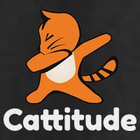 Dabbing Cat Cattitude Funny Attitude Dance Cool Comfort Performance Bucket Hat