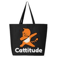 Dabbing Cat Cattitude Funny Attitude Dance 25L Jumbo Tote
