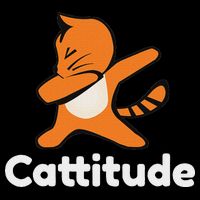 Dabbing Cat Cattitude Funny Attitude Dance Toddler T-Shirt