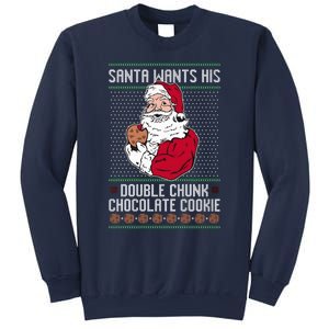 Double Chunk Chocolate Cookie Ugly Sweatshirt