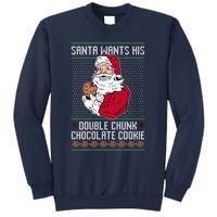 Double Chunk Chocolate Cookie Ugly Sweatshirt