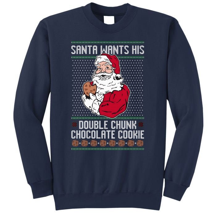 Double Chunk Chocolate Cookie Ugly Sweatshirt