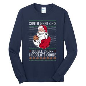 Double Chunk Chocolate Cookie Ugly Tall Long Sleeve T-Shirt