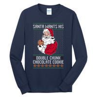 Double Chunk Chocolate Cookie Ugly Tall Long Sleeve T-Shirt