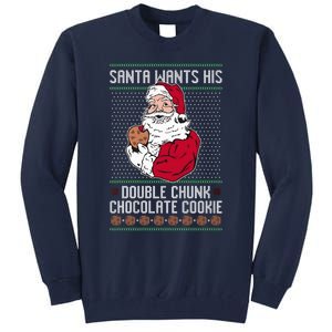 Double Chunk Chocolate Cookie Ugly Tall Sweatshirt