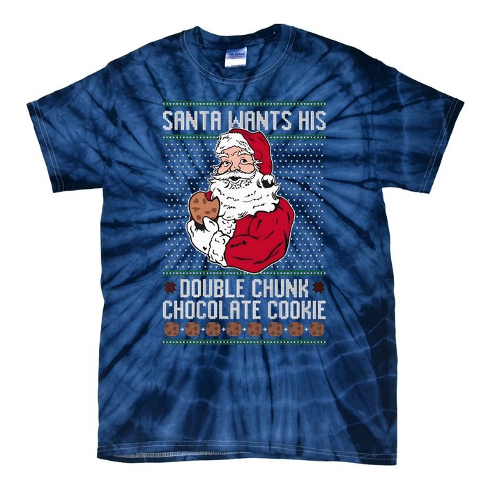 Double Chunk Chocolate Cookie Ugly Tie-Dye T-Shirt