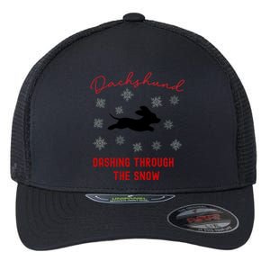 Dachshund Christmas Cute Doxie Xmas Weenie Dog Lover Gift Flexfit Unipanel Trucker Cap