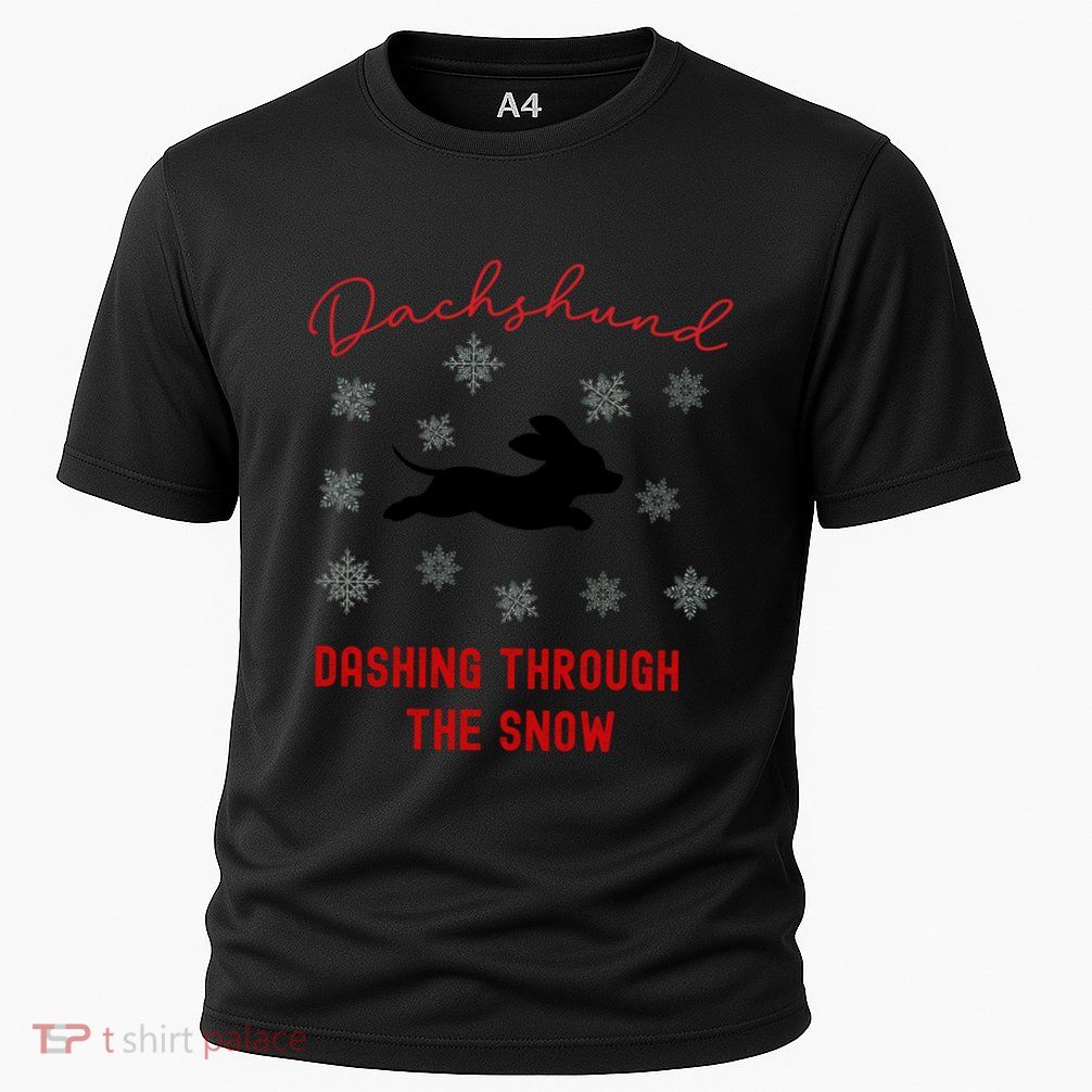 Dachshund Christmas Cute Doxie Xmas Weenie Dog Lover Gift Performance Shirt