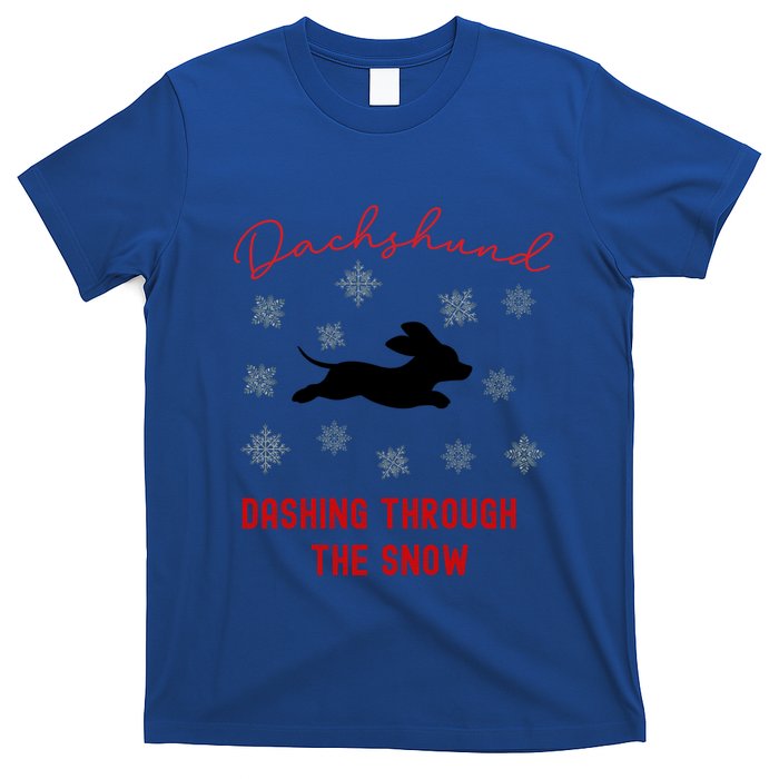 Dachshund Christmas Cute Doxie Xmas Weenie Dog Lover Gift T-Shirt