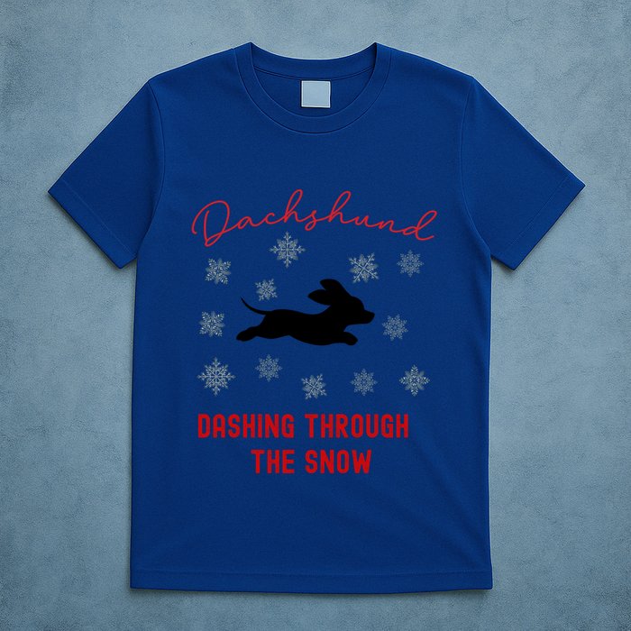 Dachshund Christmas Cute Doxie Xmas Weenie Dog Lover Gift T-Shirt