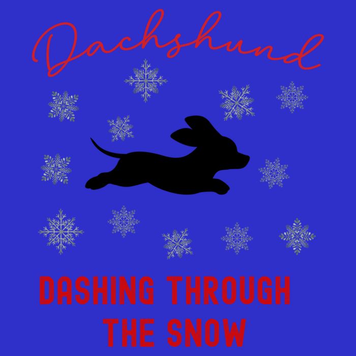 Dachshund Christmas Cute Doxie Xmas Weenie Dog Lover Gift T-Shirt