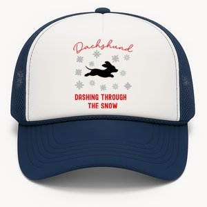 Dachshund Christmas Cute Doxie Xmas Weenie Dog Lover Gift Trucker Hat