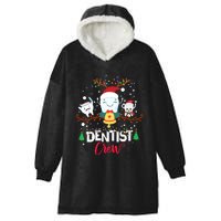 Dentist Christmas Crew Festive Holiday Apparel Hooded Wearable Blanket