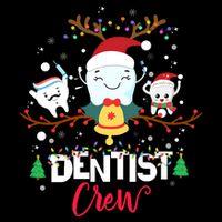 Dentist Christmas Crew Festive Holiday Apparel Baby Bodysuit