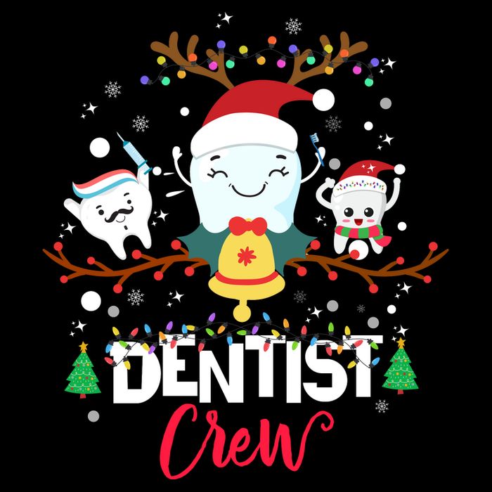 Dentist Christmas Crew Festive Holiday Apparel Baby Bodysuit